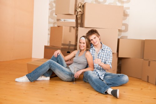 Man and van service supporting a local move in Colliers Wood