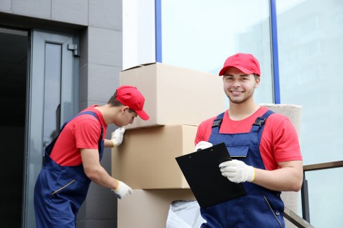 Professional packing boxes and wrapping materials for a Colliers Wood move