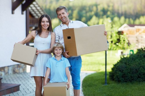 Local van move near Colliers Wood flats and transport links
