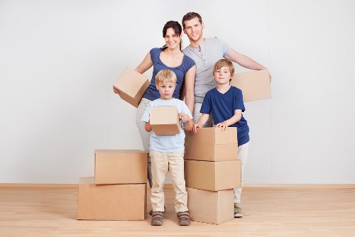 Local removals team preparing a move in Colliers Wood