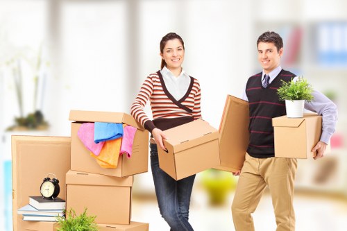 Moving truck for flats, homes, and business moves in Colliers Wood