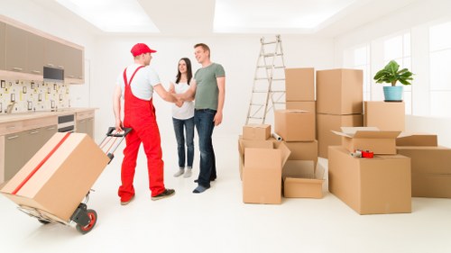 Preparing furniture for safe collection and delivery in Colliers Wood